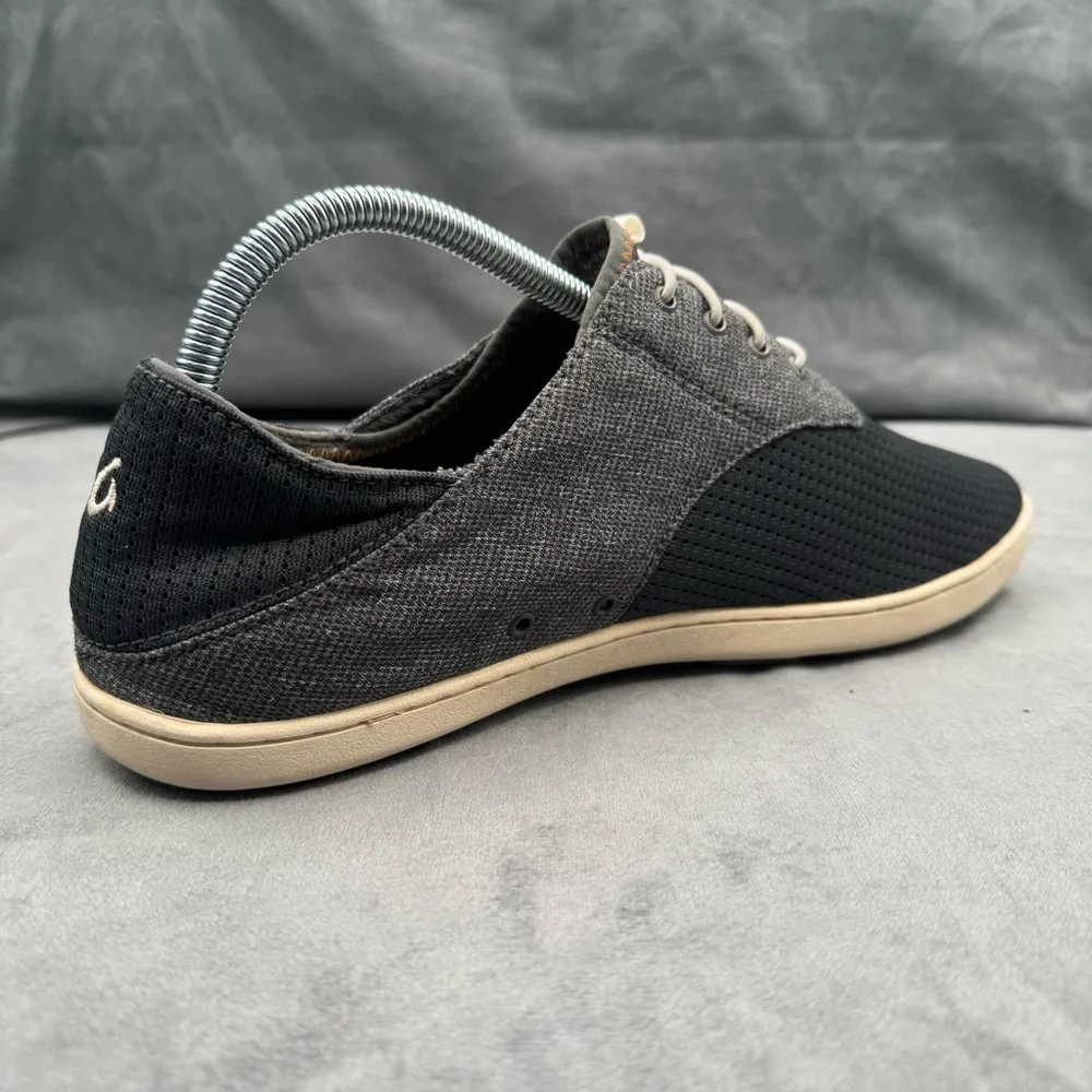 OluKai Nohea Moku Men’s‎ Size 9 Blue Gray No-Tie Boat Shoes Sneakers - Picture 7 of 14